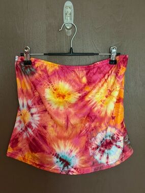 Y2K tie dye tube top